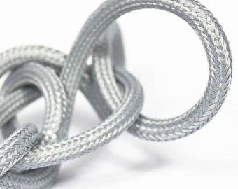 Textile cable node collection - silver