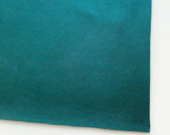 Metallic Teal Vegan Faux Leather