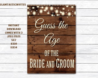Guess the brides age | Etsy Guess the brides age | Etsy