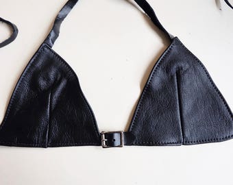 Leather bikini | Etsy