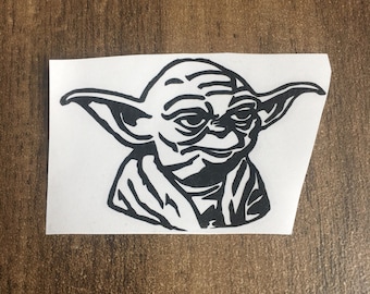 Yoda car decal | Etsy