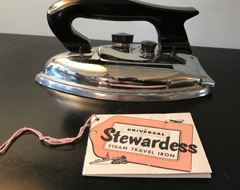 Vintage / Retro / Mid Century Modern Universal Stewardess Steam Travel Iron