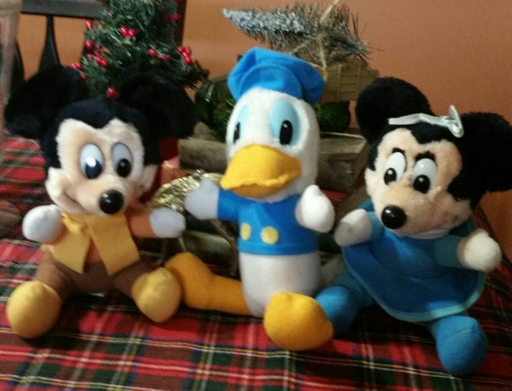 mickey's christmas carol plush toys
