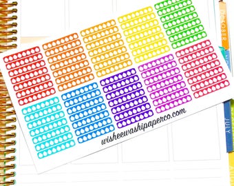 Mini Hydrate Stickers - Hydrate Planner Stickers - Hydration Trackers - Water Trackers - Weekly Hydrate Stickers - Planner Stickers