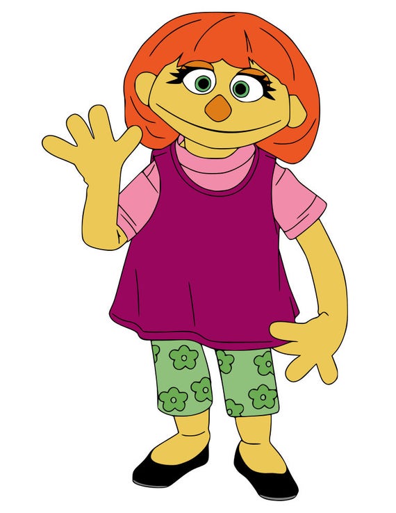 Julia - Sesame Street - Autistic - svg file from MamasControlledChaos ...