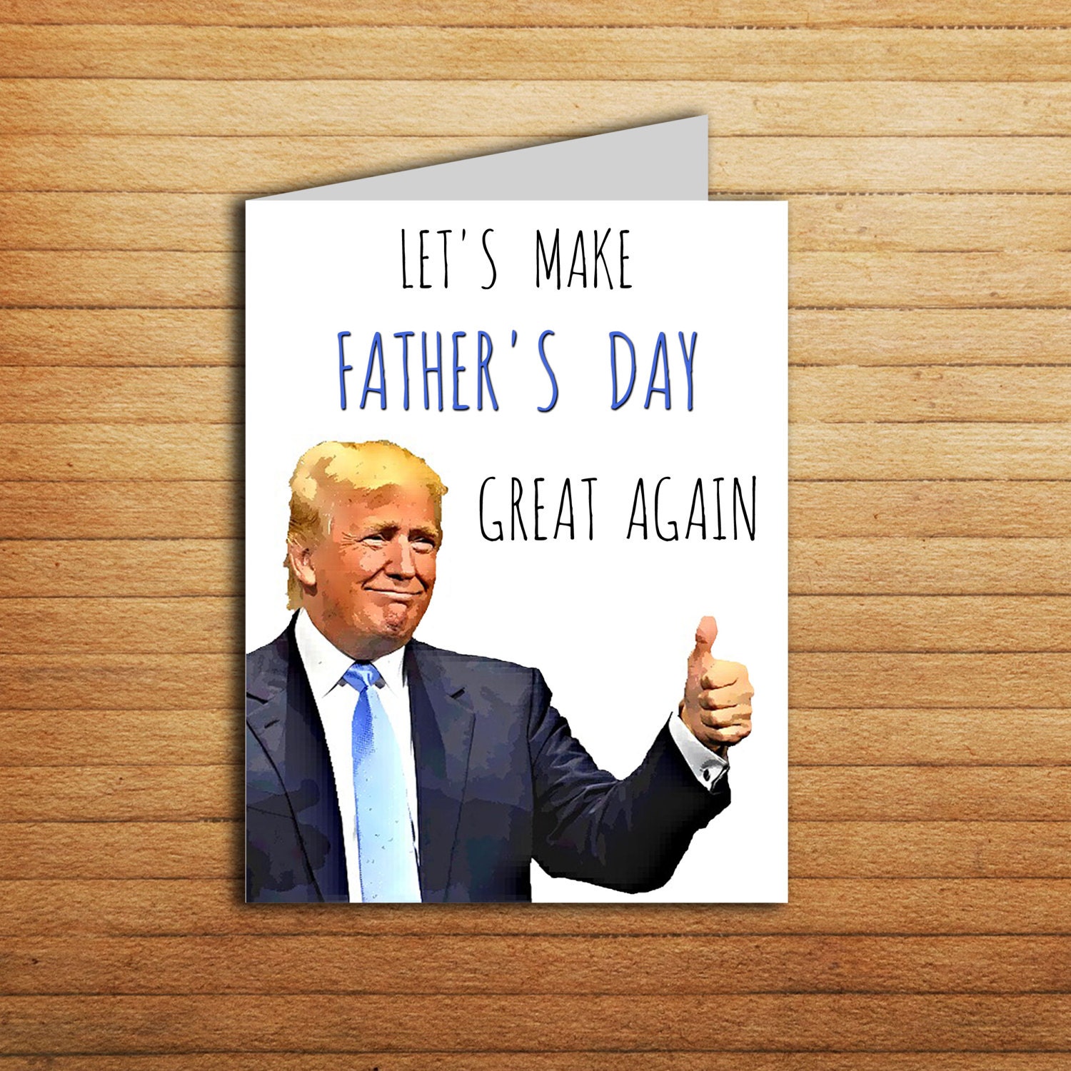 Fathers Day Gift Printable Donald Trump Father s Day Card