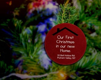 Our First Home Ornament Gift Our First Home As Mrs And Mrs Ornament Gift Customizable Christmas Ornament Our First Home Together Ornament