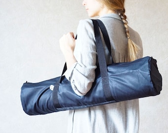 Black Foyo pretty waterproof yoga mat bag / Free Shipping