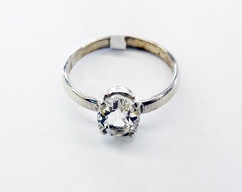 Vintage pale blue Beryllium Ring