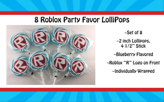 roblox lollipop favors themed