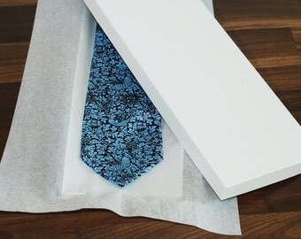 Slothwing Ties Necktie Gift Box - White