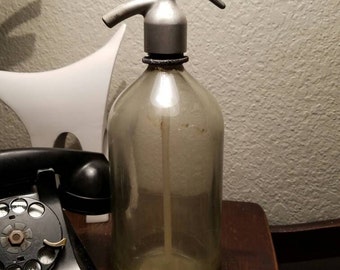 Vintage antique seltzer bottle