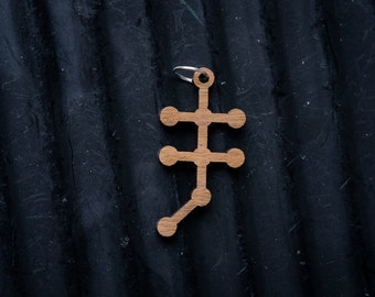 Alcohol (Ethanol) Molecule Necklace pendant