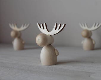 Moose / Montessori baby toys/ educational toys