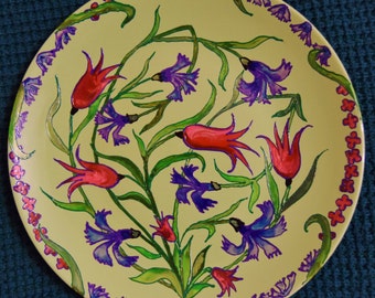 Decorative plate "Cornflowers"