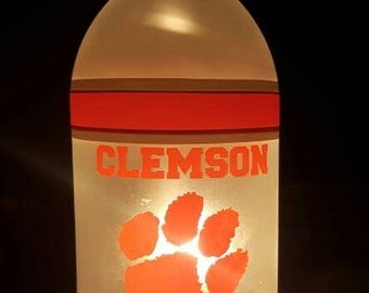 Westrick Paper NCAA Clemson Tigers Bottle Bag with Belt Loop and Clip