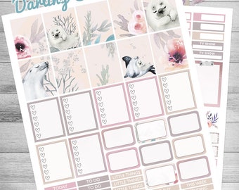 Cactus Printable Planner Stickers Desert Rose Glam Planner