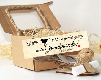 Pregnancy announcement grandparents-Pregnancy reveal to grandparents-Pregnancy reveal gift-Pregnancy announcement gift-Coming soon
