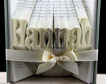 Harry Potter Baby Nursery Decor, Folded Book Sculpture, Baby Shower Gift, Baby boy, Baby Girl, Harry Potter Gift, Baby Shower, Baby Nursery