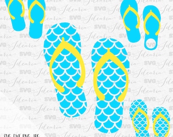 Flip flops svg, flip flop svg, mermaid svg, mermaid flip flops, flip flops monogram, mermaid monogram svg, summer svg, beach svg, dxf