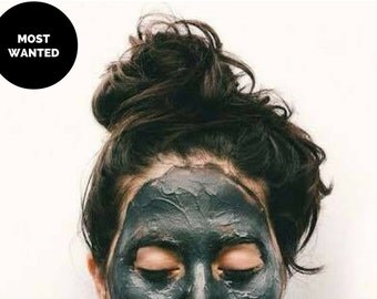 CHARCOAL FACE MASK - Fine Activated Coconut Charcoal / Charcoal Treatment / Teeth Whitening. Clear Skin Naturally! Vegan & Natural