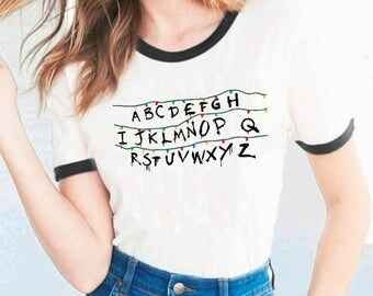 Stranger Things Inspired Tee / Tv Show/Sci Fi/ Netflix Series shirt / Unisex Tee / Eleven / Barb / Tee Shirt / Gift / Upside Down / Hawkins