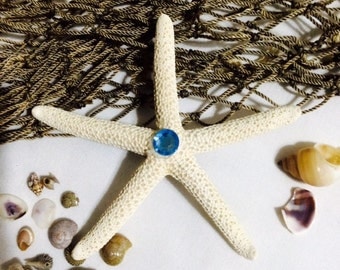Little Mermaid starfish hair clip