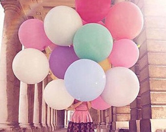 Purple 36 inches Latex Balloons, Jumbo Balloons, Engagements, Weddings, Birthday Parties, Photoshoots