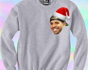 Drake Christmas Sweater. Holiday Xmas Jumper.