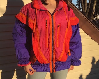 80s ski jacket | Etsy