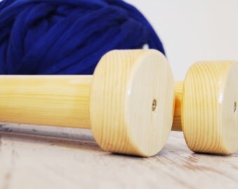 Giant knitting needles, 25mm x 60cm (1"x24") Big needles, Wooden needles, Extreme knitting, Chunky knit, Chunky yarn, Knitting needles