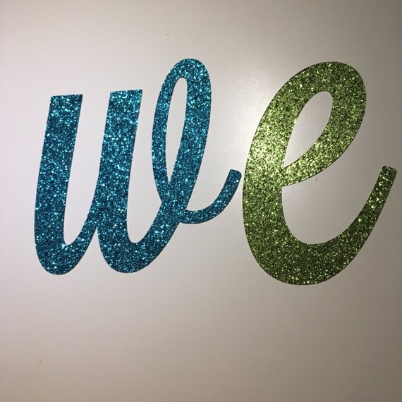 4 6 Lowercase Glitter Cardstock Letters Gold