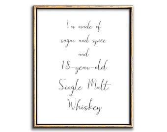 Bar Wall Decal Liquor Names Word Art Bar Wall Decor Bar Art