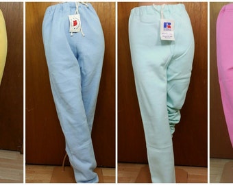 Vintage Russell Athletics UniSex Sweatpants NOS 1990s Super Soft Comfy NWT