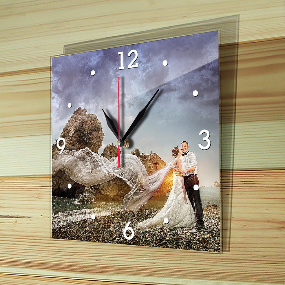 Personalized Wedding Clock Wedding Date T For Couples