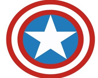 Captain America SVG digital logo, EPS, DXF, PnG, JpG