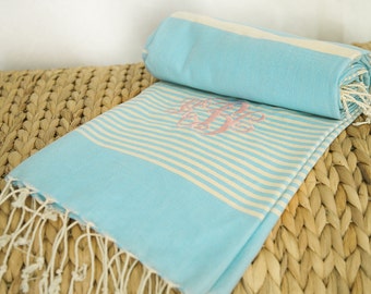 Monogrammed Turkish beach Towel,Turkish Beach Towel,Turkish Bath Towel,Turkish Towel,Bridesmaid Gifts,Wedding Favor,Beach Wedding