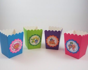 15 Team Umizoomi Birthday Bags, Team Umizoomi Popcorn Bags, Team Umizoomi Party Bags, Candy bags, Snacks Bags, Goodie Bags, Party Favor Bag