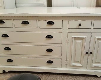 Beautiful Dresser Credenza Buffet distressed cottage chic