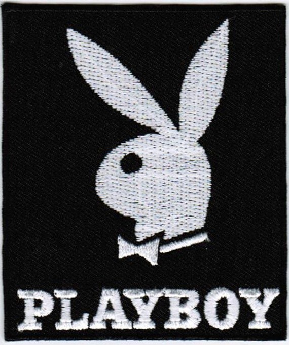 Playboy Emblem Logo Badge Iron On Embroidered Patch