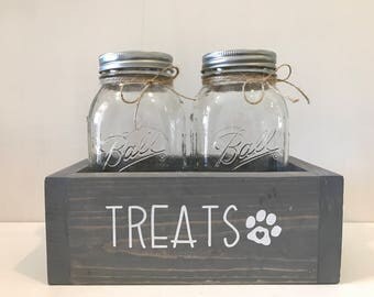 Dog Treat Jar, Mason Jar Dog Treats, Dog Treat Container, Dog Treat Holder, Dog Treats, Dog Lover