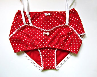 Caramel Dot Underwear Set