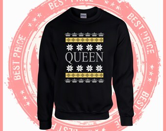 On Sale Today Merry Christmas Queen sweater- Ugly Christmas sweater-Merry Christmas sweater-Hotline bling-drake-ugly sweater party