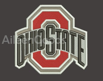 Ohio State Buckeyes Embroidery design 5 Size INSTANT download machine embroidery
