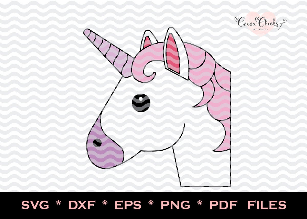 Unicorn / Emoji Unicorn / Emoji SVG / SVG Cutting Files / svg