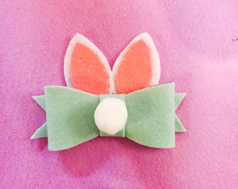 Easter Bunny Hair Bow