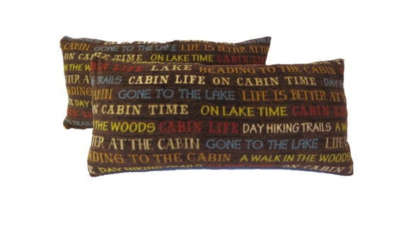 Throw Pillows for Cabin or Home Decor Set of