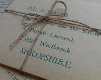 Personalised Acceptance Letter with Travel Tickets, Beautiful Free Necklace and Map