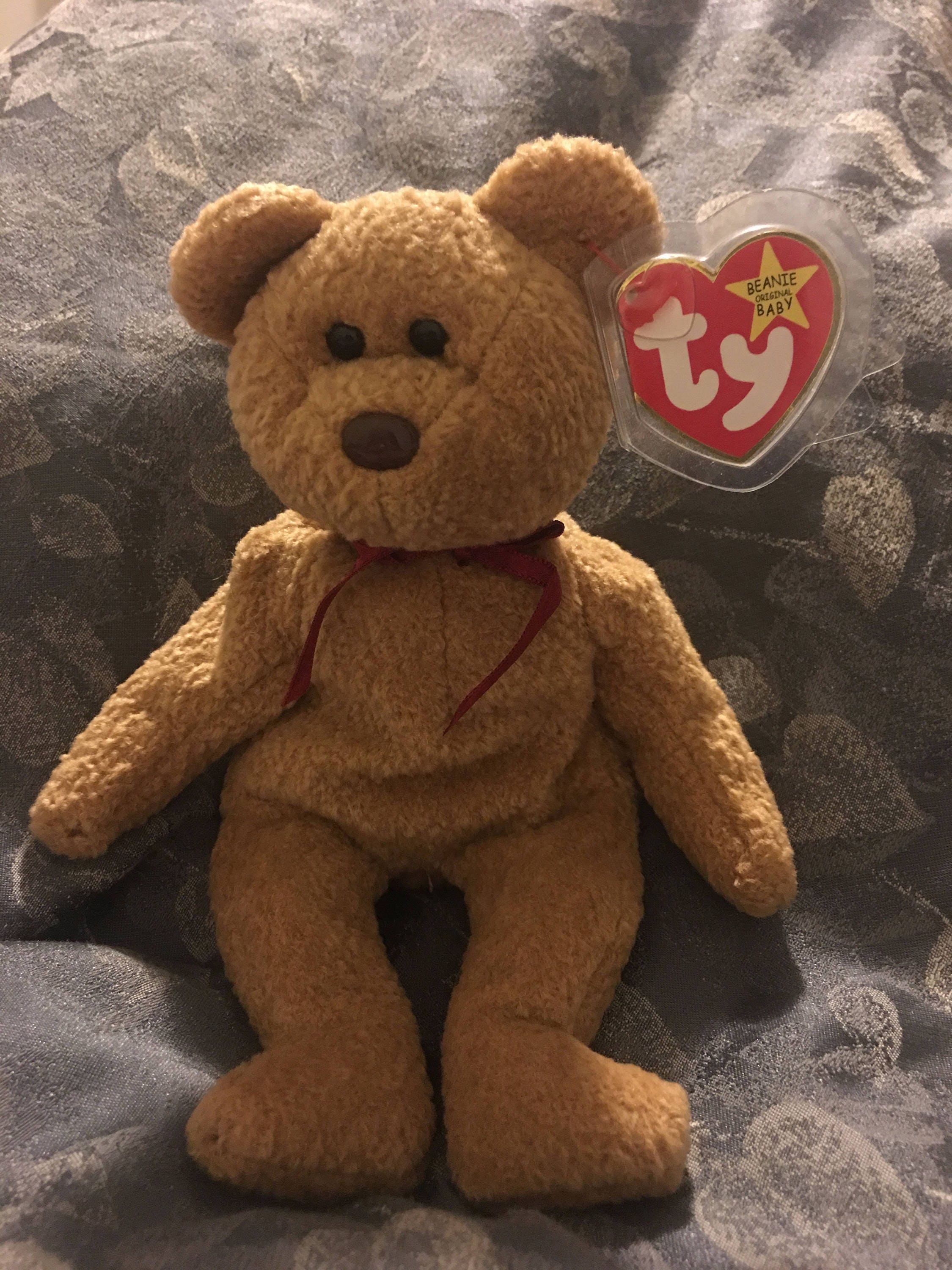 Curly Beanie Baby