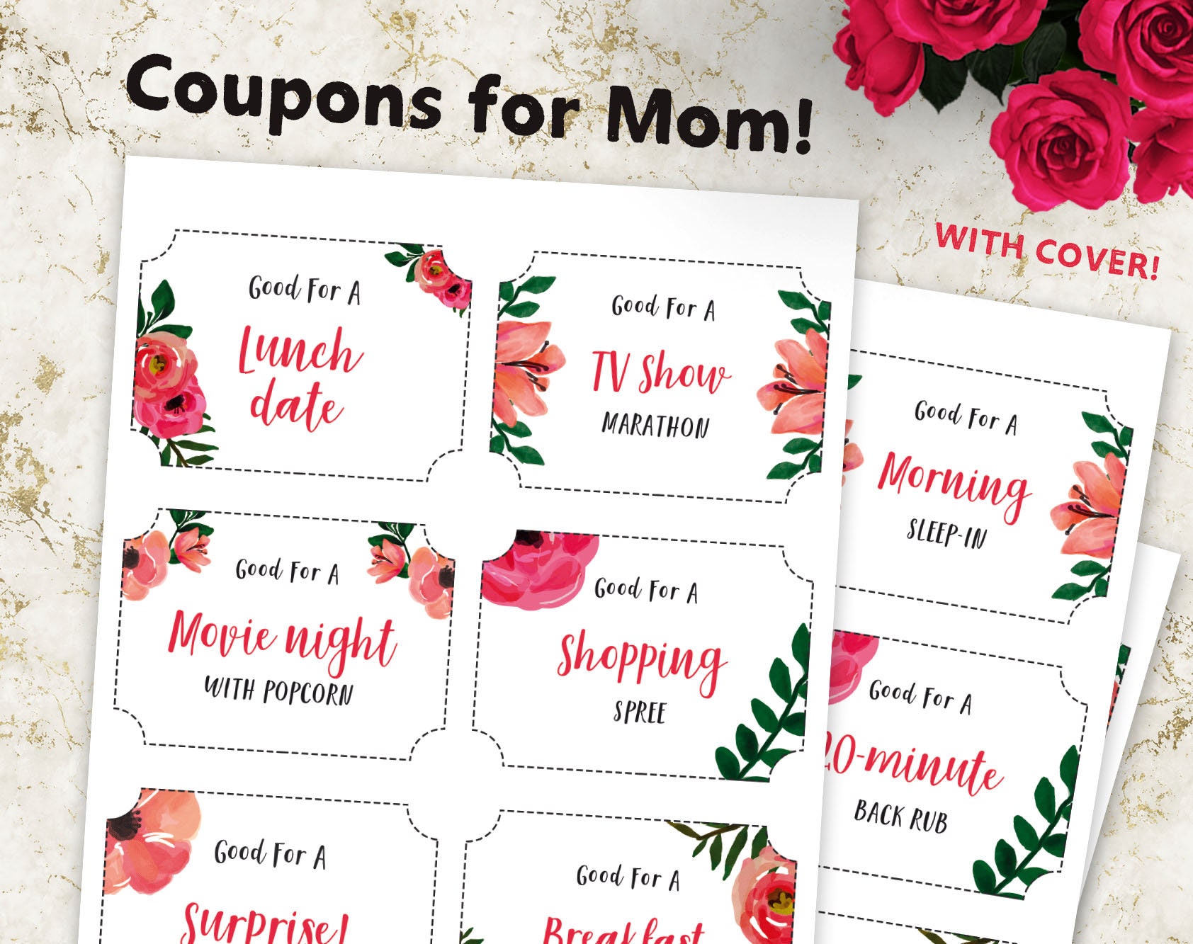 Coupon Book For Mom Birthday Ideas